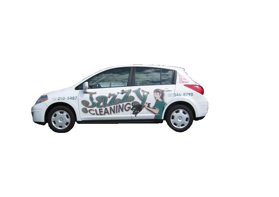 Jazzy Cleaning Car